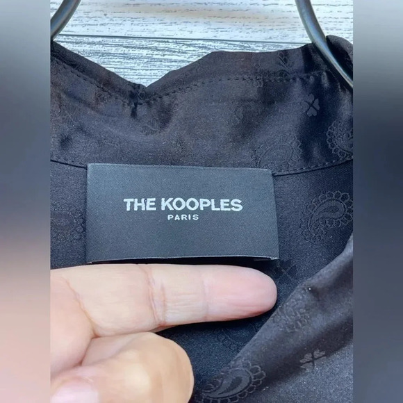 The Kooples Delicate Paisley Shirtdress size 2 / medium - Picture 4 of 14